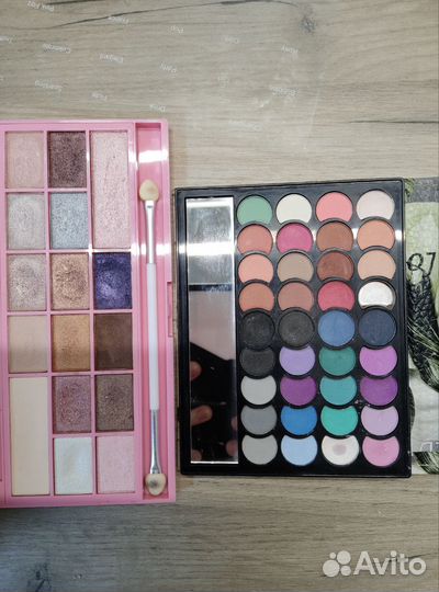 Набор косметики тени тушь блеск для губ