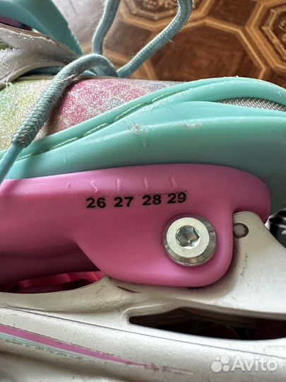 Ролики детские 26 29 с сумкой и защитой