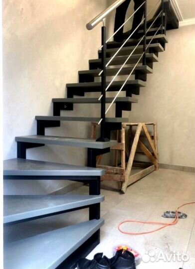 Лестница в стиле лофт