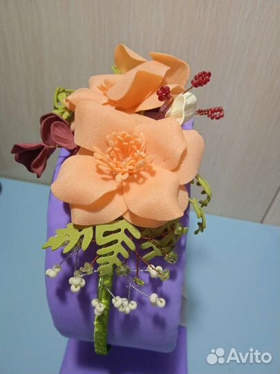 Ободок персиковый