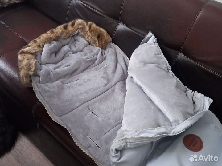 Зимний конверт в коляску