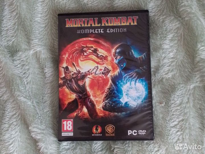Диск на пк. Mortal combat 9 Complete Edition