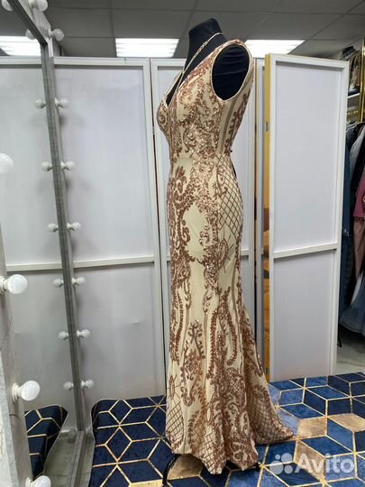 Вечернее платье русалка