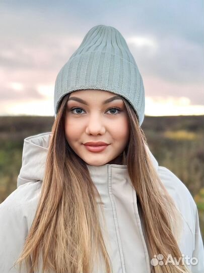 Шапка бини зимняя