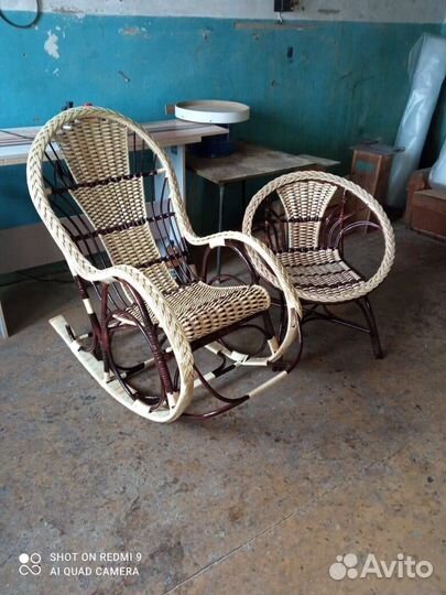 Кресло качалка садовое