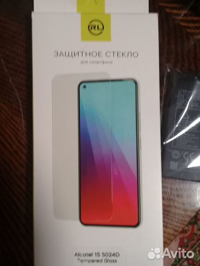 Алкатeкль 1S 5024D защитное стекло И акб