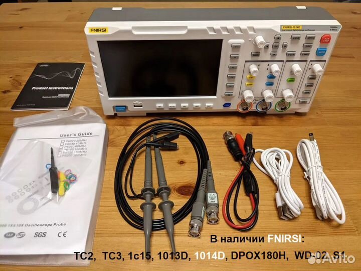 Осциллограф fnirsi 1014D с генератором