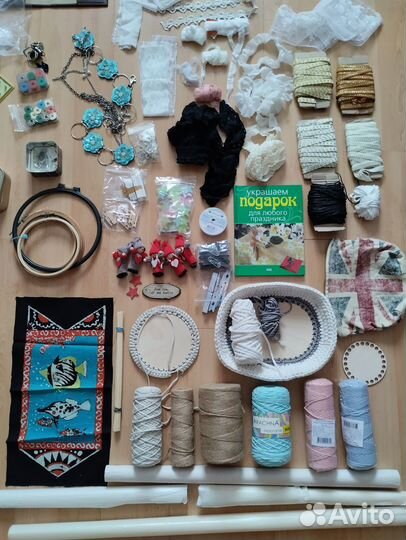 Все для Рукоделия тесьма кружево бантики фурнитура