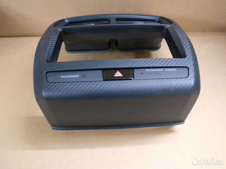 Рамка магнитолы Митсубиси ASX 2- дин карбон Ориг