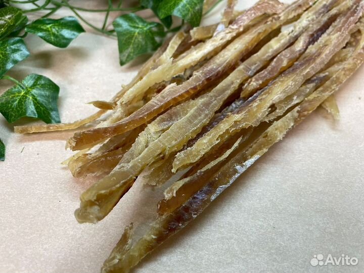 Соломка и спинка минтая солено-сушеная