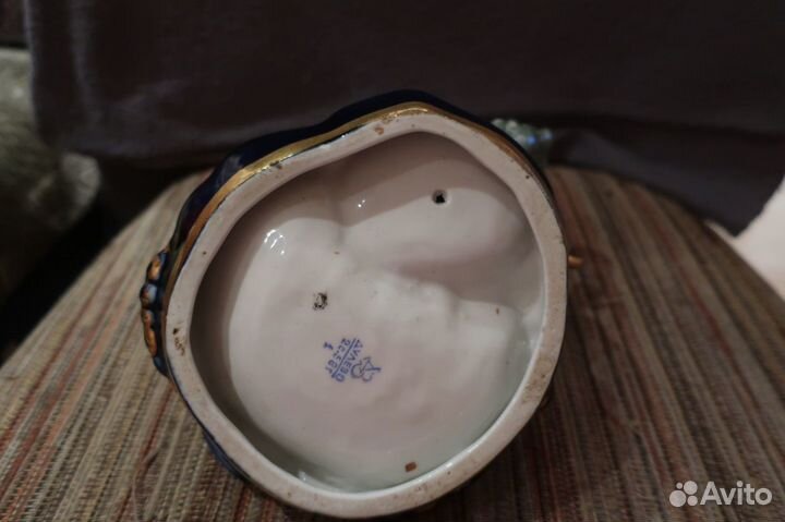 Фарфоровая пепельница Карп.Рыба.Дулёво