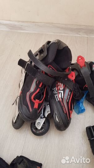 Детские ролики reaction раздвижные 31-36