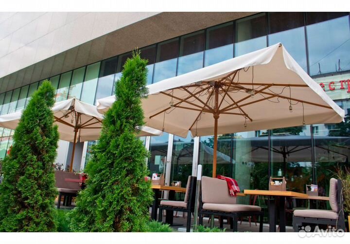 Зонт для дачи и сада усиленный