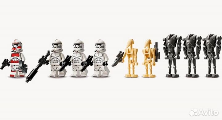 Lego Star Wars 75372 Солдаты-клоны и боевые дроиды