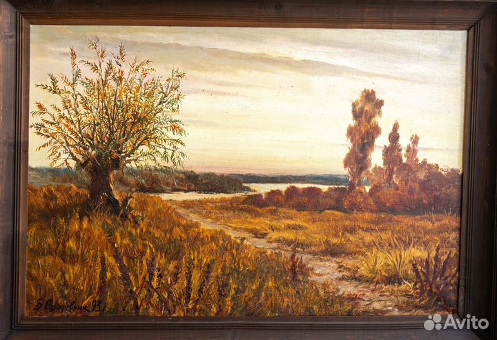 Картина маслом на холсте пейзаж