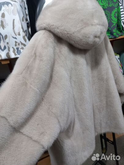 Роскошная норковая шубка 50-54р