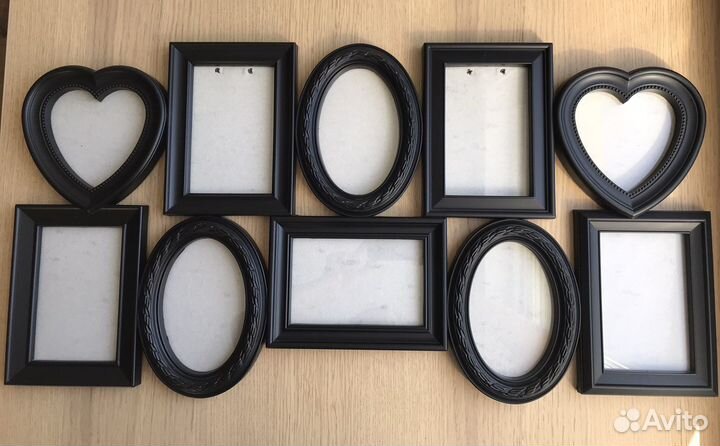 Пластиковая рамка на 10 фотографий
