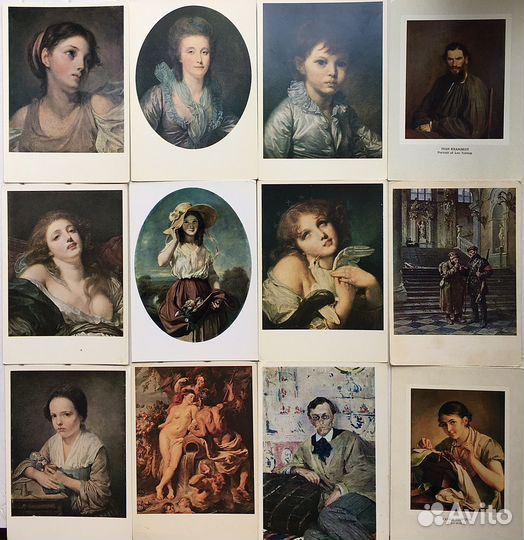 Открытки СССР, репродукции художников
