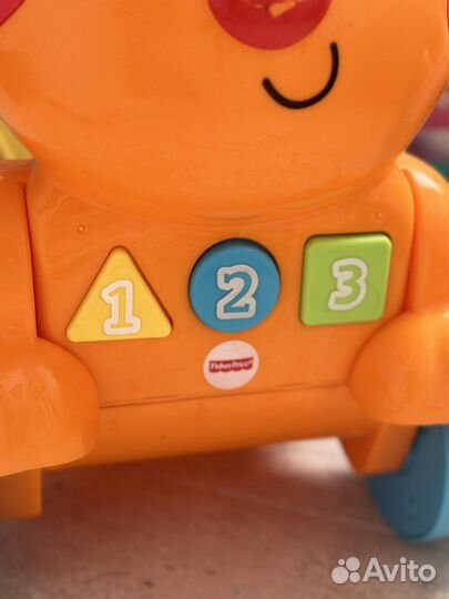 Развивающий автомобиль каталка Fisher Price Тигр