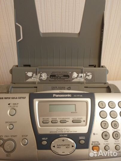 Факс Panasonic KX-fp148ru + термоплёнка (3 шт)