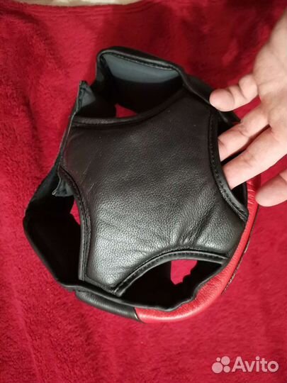 Шлем для единоборств RDX кожаный