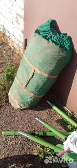 Палатка+надувная лодка СССР