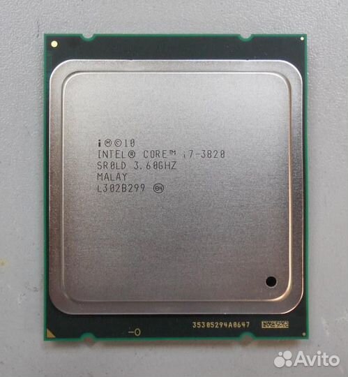 Intel Core i7-3820 3,60 Ghz