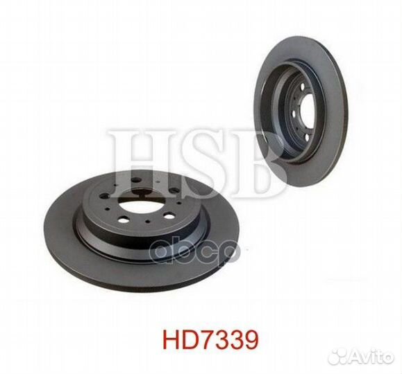 Диск тормозной задний volvo C70-V70 2.0-3.0/2.4