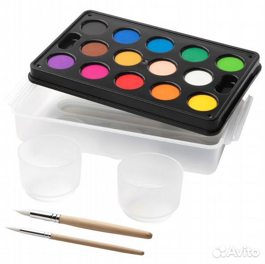 Акварельные краски икеа мола 14 цветов