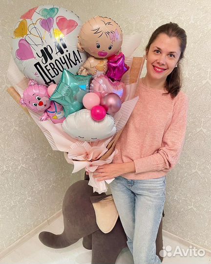 Букеты из воздушных шаров