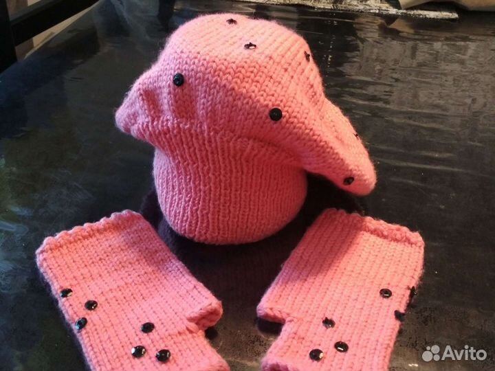 Митенки и берет