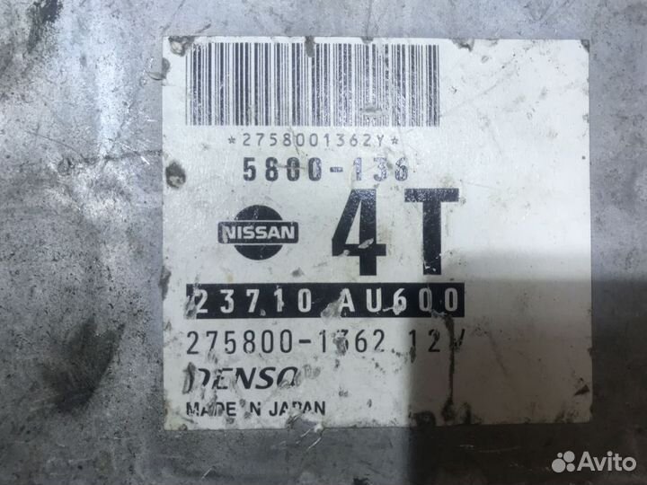 23710AU600 Блок управления эбу Nissan Primera P12