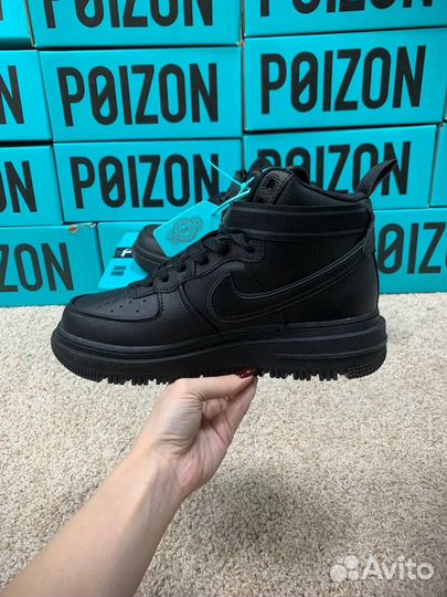 Nike Air Force 1 High Gore Tex Черные Оригинал