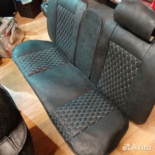 Чехлы на весь салон из Алькантары