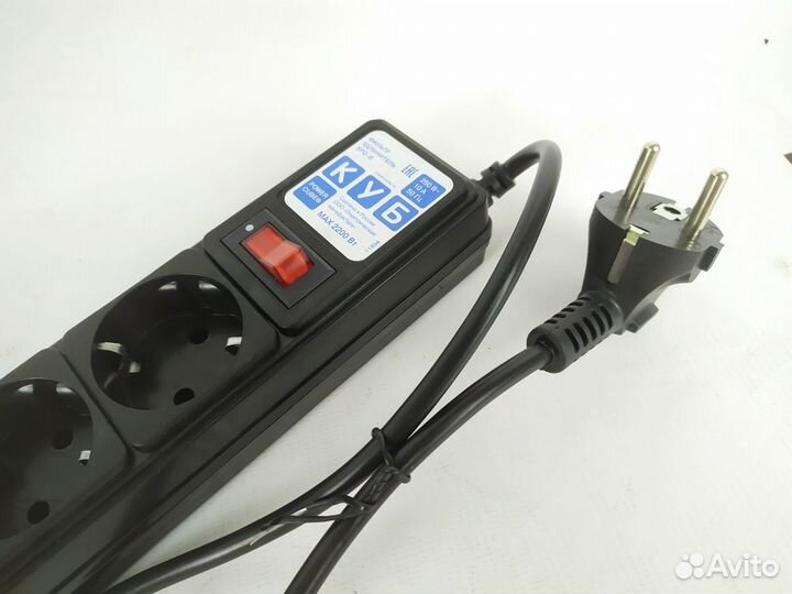 Фильтр удлинитель 5 розеток 0,5 1,9 и 5 метров