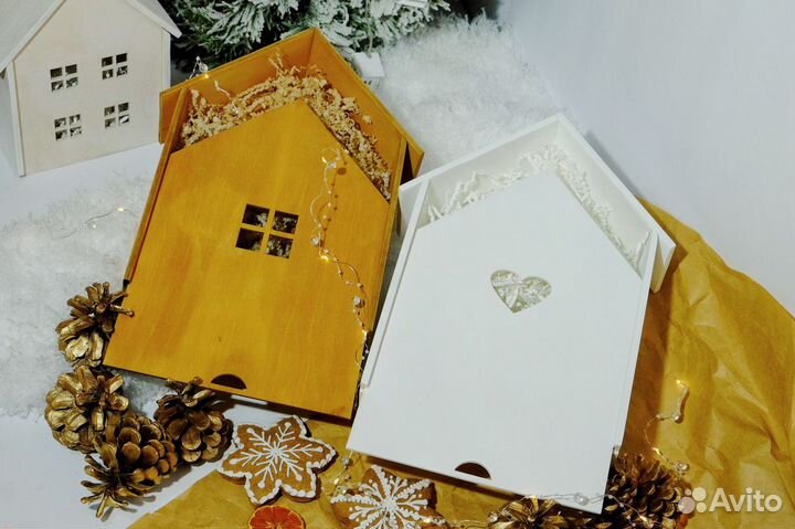 Коробка подарочная Деревянный ящик