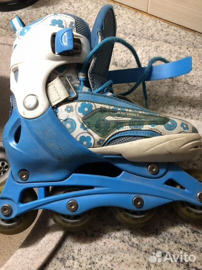 Ролики детские раздвижные 34-36 размер