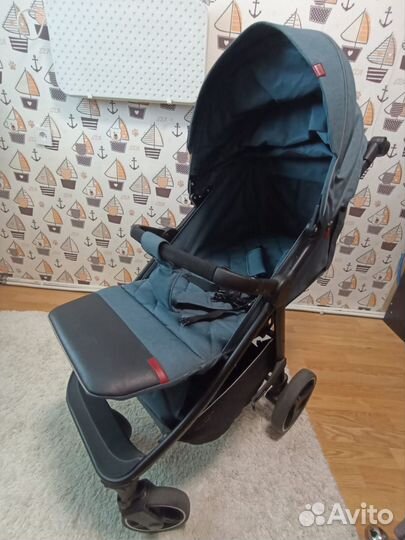 Прогулочная коляска carrello bravo Azure Blue