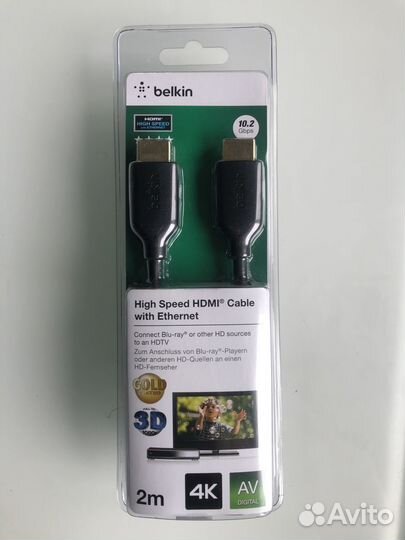Высокоскоростной кабель hdmi. 2 m