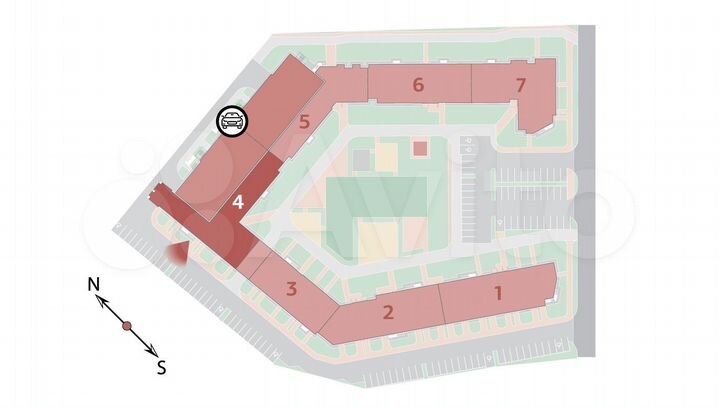 Квартира-студия, 24,9 м², 3/12 эт.