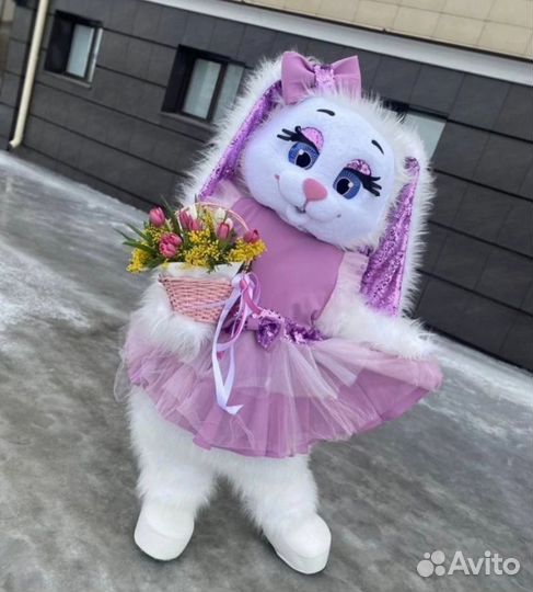 Ростовая кукла Зайка, Мишка, Аниматор