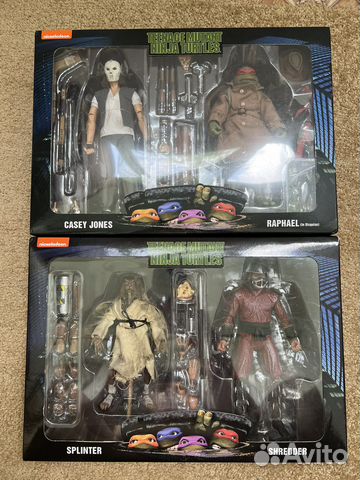 Neca tmnt splinter shredder set оригинал