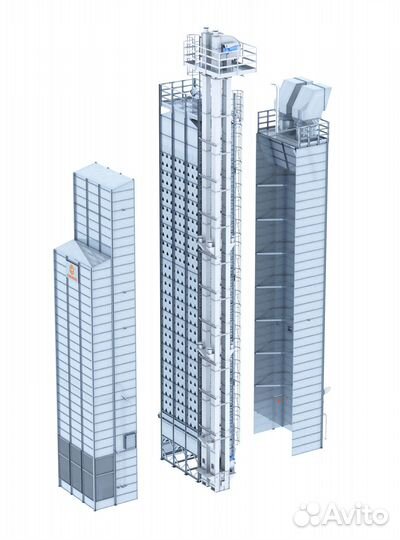 Зерносушилка шахтная тип С - Zlata Master