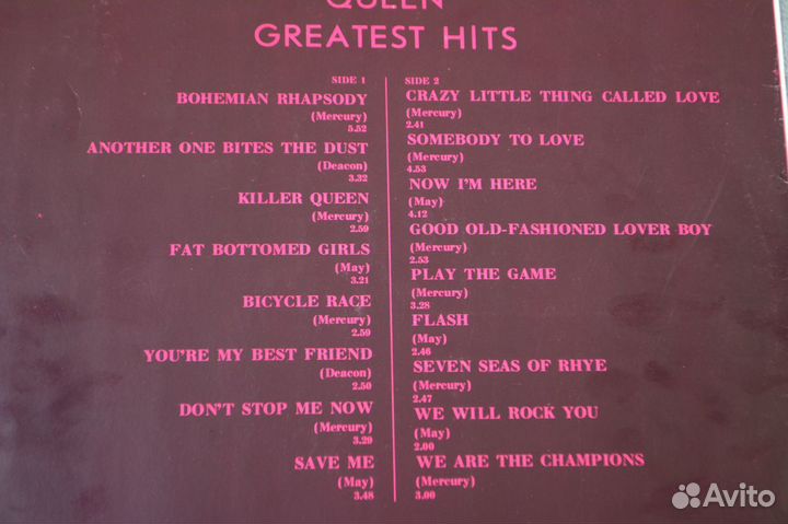 Виниловые пластинки Queen - Greatest Hits