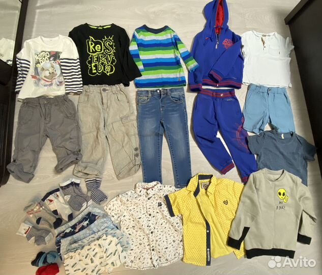 Вещи пакетом на мальчика 98 104 hm zara