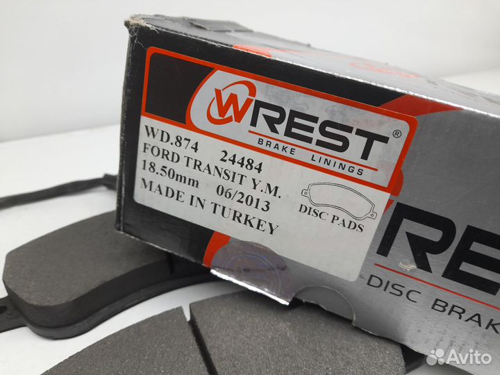 Ford Transit VII (06-14) Колодки передние Новые