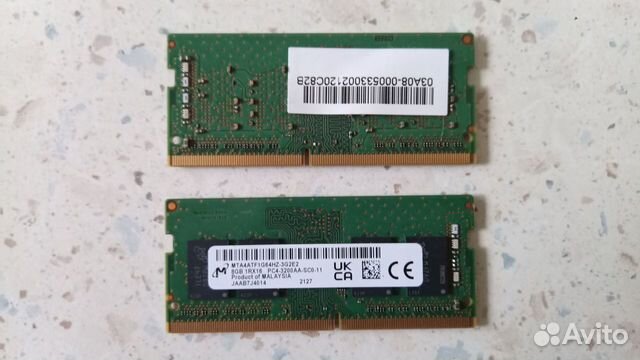 DDR4 Sodimm Micron 16 gb.(8+8)