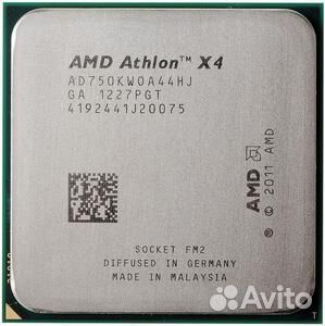 Процессор AMD Athlon II X4 750K (FM2, 3.4-4.0Ghz