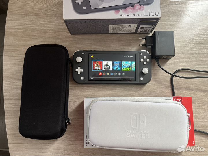 Nintendo switch lite прошитая 128gb