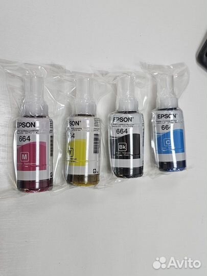 Комплект оригинальных чернил для Epson l132